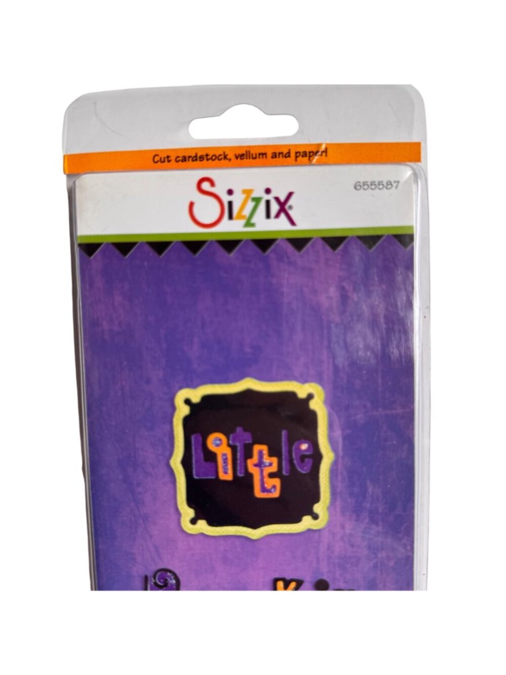 Sizzix Sizzlits 3 Embossing Dies Little Pumpkin Halloween Purple Brenda Pinnick - Picture 3 of 8